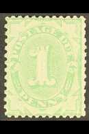 POSTAGE DUES  1907 1d Dull Green, Wmk Crown Over Double Lined A, Perf 11½ X 11, Wmk Inverted, SG D54w, Fine Mint. For Mo - Other & Unclassified