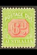POSTAGE DUES  1931 6d Carmine And Yellow Green, Perf 11, SG D110, Very Fine Mint. For More Images, Please Visit Http://w - Other & Unclassified