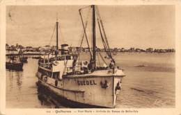 Quiberon      56        Port Maria.  Arrivée Du Guédel.  Bateau De Belle-Ile        (voir Scan) - Quiberon