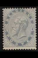 1883  20c Blue-grey King (COB 39, SG 64, Michel 36), Never Hinged Mint, Lightly Toned Gum, Centred To Top, Good Colour.  - Other & Unclassified