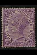 1882  4d Mauve, Wmk Crown CA, SG 20, Very Fine Mint. For More Images, Please Visit Http://www.sandafayre.com/itemdetails - Britisch-Honduras (...-1970)