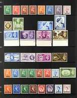 1948-1960 COMPREHENSIVE VERY FINE MINT COLLECTION  On Stock Pages, All Different, Almost COMPLETE, Includes 1948 Set Inc - Bahrein (...-1965)