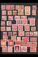 1898-1993 RED STAMPS OF RED CHINA.  An Unusual Mint, Nhm & Used Collection Of Red Coloured Stamps & Miniature Sheets Pre - Sonstige & Ohne Zuordnung