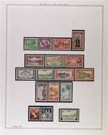 1946-1969 COMPREHENSIVE NEVER HINGED MINT COLLECTION  In Hingeless Mounts On Leaves, All Different, Includes 1949-61 Set - Cook