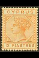 1892-94  12pi Orange Brown, Die II, SG 37, Very Fine Mint. For More Images, Please Visit Http://www.sandafayre.com/itemd - Other & Unclassified