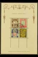 1938  Caritas Mini-sheet (Michel Block 1, SG MS138), Fine Used With Superb Cds Cancel. For More Images, Please Visit Htt - Estonie