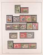 1935-1955 ATTRACTIVE ALL DIFFERENT MINT COLLECTION  (some Never Hinged). With 1935 Jubilee Set, Then A Complete Run KGVI - Fidschi-Inseln (...-1970)
