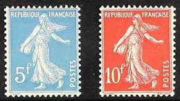 1927  5f Blue & 10f Red Strasbourg Philatelic Exhibition (SG 454/454a, Yvert 241/42), Never Hinged Mint, Very Fresh. (2  - Sonstige & Ohne Zuordnung