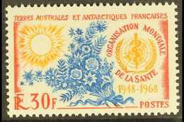 T.A.A.F  1968 30f Red, Orange & Blue Anniversary Issue, Yv 26, Never Hinged Mint For More Images, Please Visit Http://ww - Autres & Non Classés