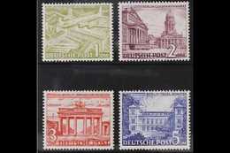 1949  1m To 5m Buildings Top Values (Michel 57/60, SG B50/53), Fine Never Hinged Mint, Very Fresh. (4 Stamps) For More I - Other & Unclassified