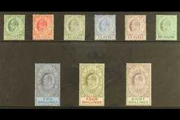 1906-11  Complete Definitive Set, SG 66/74, Very Fine Mint (9 Stamps) For More Images, Please Visit Http://www.sandafayr - Gibraltar