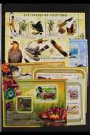 BIRDS TOPICAL COLLECTION.  1978-2009. All Different, never Hinged Mint Collection Of Mostly Miniature Sheets & Sheetlets - Guinée (1958-...)