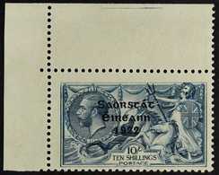 1922-23  10s Dull Grey-blue Seahorses With "Saorstat" Overprint (SG 66) With MAJOR RE-ENTRY (position R. 1/1) Variety, H - Sonstige & Ohne Zuordnung