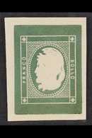 1862 ESSAYS  Un-denominated "Centurion" Design By Perrin, Embossed In Green, Inscribed "FRANCO BOLLO". Superb Framed In  - Unclassified
