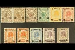SOMALIA  1923 Surcharges Complete Set (Sassone 34/44, SG 33/43), Very Fine Mint, Most Stamps Including The Top Values Ar - Autres & Non Classés