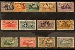 TRIPOLITANIA  1930 Virgil Bimillenary (Postage & Air) Complete Set (Sass. S. 20a, SG 103/15), Very Fine Used. (13 Stamps - Autres & Non Classés