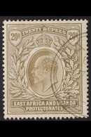 1903-04  20r Grey And Stone, Wmk Crown CC, SG 15, Very Fine Used. For More Images, Please Visit Http://www.sandafayre.co - Vide