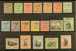 1928  "POSTAGE AND REVENUE" Overprints Complete Definitive Set, SG 174/192, Fine Mint. (19 Stamps) For More Images, Plea - Malta (...-1964)