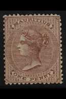 1860-63  1d Purple-brown, No Watermark, SG 46, Fine Mint. For More Images, Please Visit Http://www.sandafayre.com/itemde - Maurice (...-1967)