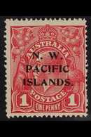 1918-22  KGV 1d Carmine-red, DIE II, SG 103b, Never Hinged Mint. For More Images, Please Visit Http://www.sandafayre.com - Papua New Guinea