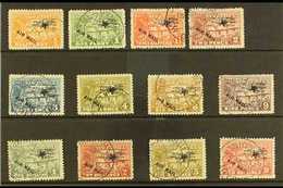 1931  Air Overprinted "Native Village" Set To 10s, SG 137/48, Fine Cds Used, 2s Value With Hinge Thin (12 Stamps) For Mo - Papua New Guinea