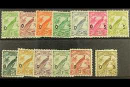 1932-34 OFFICIALS  Set, SG O42/54, Fine Mint. (13) For More Images, Please Visit Http://www.sandafayre.com/itemdetails.a - Papua-Neuguinea