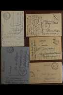 GERMAN OCCUPATION MAIL  1939-1944 Interesting Collection Of Stampless Covers And Cards From/to The Area Of The Occupied  - Other & Unclassified