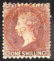 1872-5  1s Lilac-rose, Wmk Star (sideways), P11 To 12½ X 15, SG 20, Very Fine Used, Red C.d.s. Postmark. For More Images - St.Vincent (...-1979)