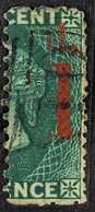 1880  1d On Half Of 6d  Deep Blue Green, SG 28, Fine Used, Some Perf Toning. BPA Certificate. Scarce Stamp. For More Ima - St.Vincent (...-1979)