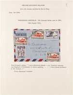 1956-1958 BARAKOMA AIRFIELD  1956-1958 Interesting Group Of Covers With Various "BARAKOMA AIRFIELD" Postmarks Written Up - Salomonen (...-1978)