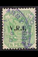 LYDENBURG  1900 (Sept) ½d Green Of Transvaal With "V.R.I." Overprint, SG 1, Fine Used With Part "ARMY POST OFFICE / SOUT - Unclassified