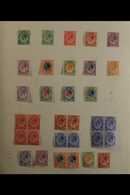 1910-50 MINT & USED COLLECTION - CAT.£6180  Wonderful, Old-time Collection, Housed In A Quality Album, Begins With A Ran - Unclassified