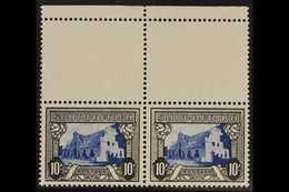 1933-48  10s Blue & Charcoal, PROJECTION On "1" Of "10" On English Stamp, Union Handbook V1, SG 64ca, Never Hinged Mint. - Unclassified