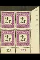 POSTAGE DUE  1971 2c Black And Deep Reddish Lilac With Afrikaans At The Top, SG D71 Or SACC 57aH, Very Fine Mint CONTROL - Ohne Zuordnung