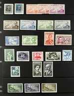 1938-66 NEVER HINGED MINT AIR POST STAMPS  An All Different Collection Which Includes 1939 Autogyro Set, 1944 5p Figuero - Autres & Non Classés