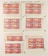 1953 PICTORIAL ISSUE.  STUDY COLLECTION On Leaves, Mostly Very Fine Mint Or Never Hinged Mint. Includes 1953 Set, Set To - Tonga (...-1970)