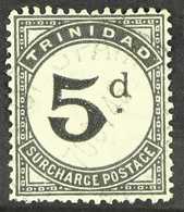 POSTAGE DUES  1923 5d Black, Wmk Script, SG D22, Very Fine Used. For More Images, Please Visit Http://www.sandafayre.com - Trinidad & Tobago (...-1961)