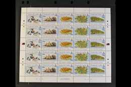 2005-2006 COMPLETE SE-TENANT SHEETLETS.  All Islands Issues As Complete Se-tenant Sheetlets Of 25, Each Sheetlet Contain - Tristan Da Cunha