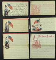 1861-62 CIVIL WAR CORRESPONDENCE WITH PATRIOTIC COVERS  A Treasure Of Early Period Civil War Correspondence Which Looks  - Autres & Non Classés