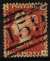 1864-79  1d Lake-red Plate 225, SG 44, Fine Used With Neat Numeral Cancel, Fresh. For More Images, Please Visit Http://w - Autres & Non Classés