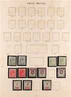 1902-10 DLR PRINTING  A Fine Mint Collection Of The De La Rue Printed Definitives To 1s Value, Presented on "Imperial" P - Ohne Zuordnung