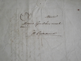 Lettre Partie De St JUNIEN Pour ROCHECHOUART , 1808 - Non Classés