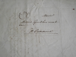 Lettre Partie De St JUNIEN Pour ROCHECHOUART , 1808 - Unclassified