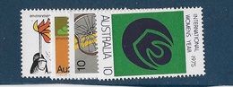 AUSTRALIE N°554 à 557** - Mint Stamps