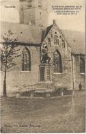 Assenede   *  De Kerk En Het Gedenkmaal Aan De Gesneuvelde Helden 1914-18 - Eglise Et Le Monument - Assenede