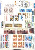 1986. USSR/Russia, Complete Year Set 1986, 4 Sets In Blocks Of 4v Each + Sheetlets, Mint/** - Años Completos