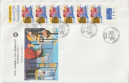 France FDC Grand Format 1992 Journée Du Timbre BC2744A - 1990-1999