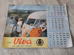 Calendrier VIVA 1965 V W Kombi Combi Splits - Grand Format : 1961-70