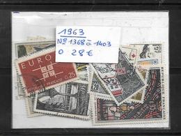 Année 1963 Compléte En Oblitérée N°1368 A 1403  Cote 28€ - 1960-1969