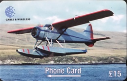 FALKLAND  -  Phonecard  -  De Havilland DHC2 Beaver  -  £ 15 - Falklandeilanden